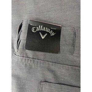 New Callaway Mens 40x30 Golf Pants‎ Gray Performance Stretch Lightweight